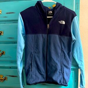Boys North face fleece zip-up